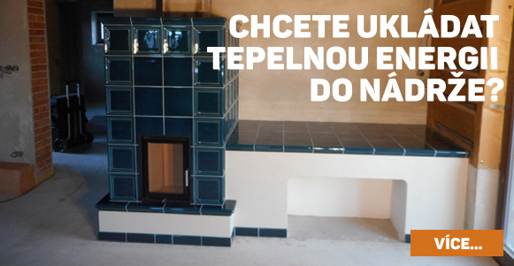Chcete ukládat tepelnou energii do nádrže?